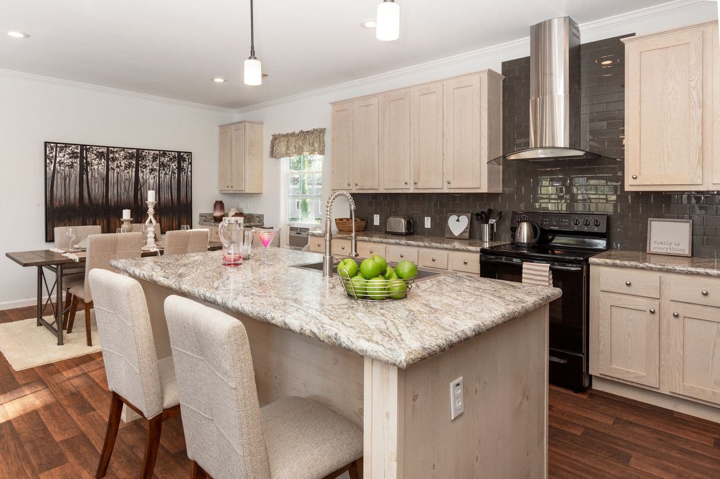 The NORMANDY Kitchen. This Manufactured Mobile Home features 3 bedrooms and 2 baths.