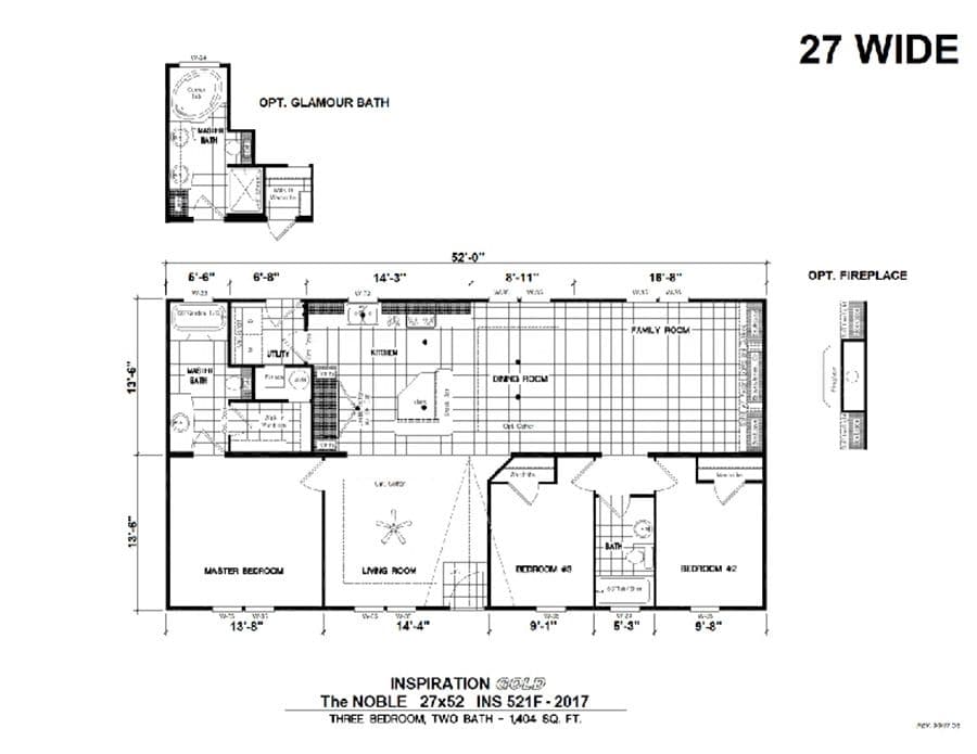 Floor plan for INS521F NOBLE CLAYTON