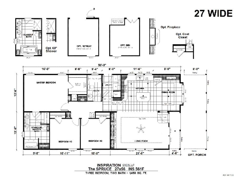Floor plan for ING561F SPRUCE GW