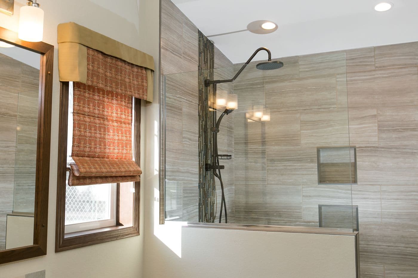 The INTEGRITY 98 MOD Primary Bathroom. This Manufactured Mobile Home features 2 bedrooms and 2 baths.