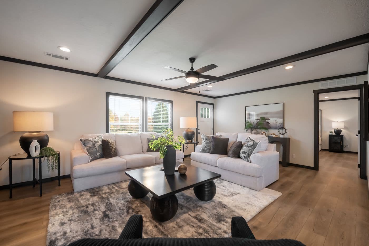 The THE VOGUE 60 Exterior. This Manufactured Mobile Home features 3 bedrooms and 2 baths.