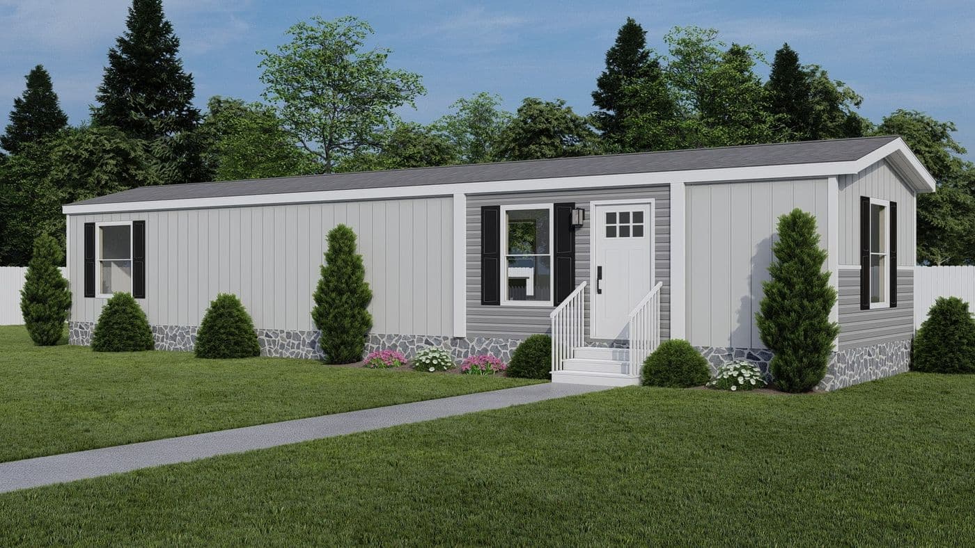 Flint - Colonial.The POLO Exterior. This Manufactured Mobile Home features 2 bedrooms and 2 baths.