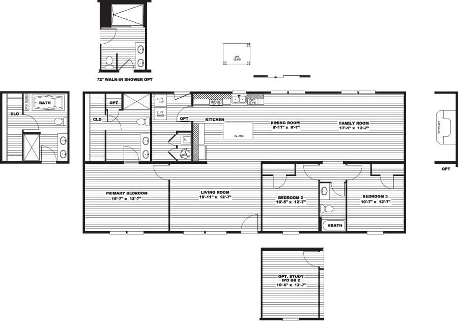 Floor plan for ULTRA FLEX 60