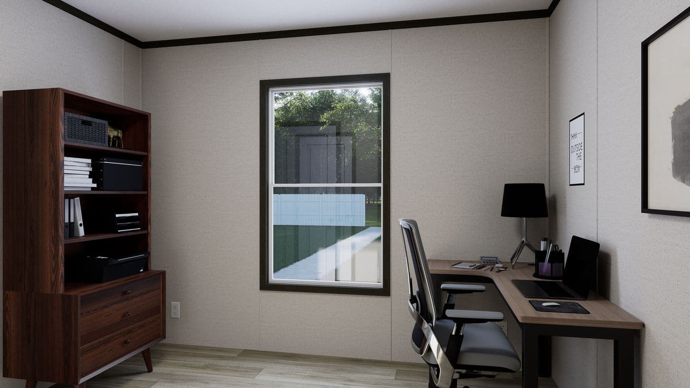 The THRIVE Exterior. This Manufactured Mobile Home features 4 bedrooms and 2 baths.