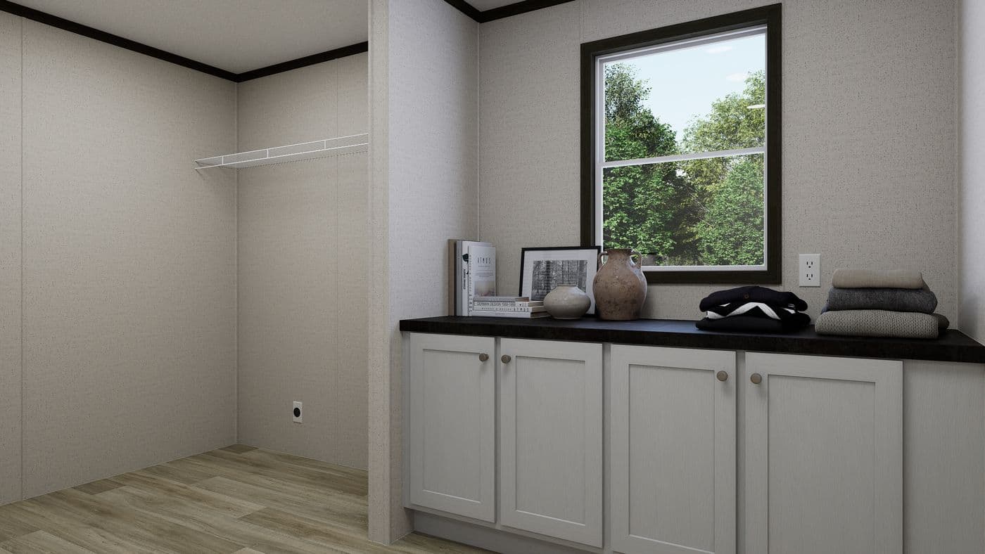 The THRIVE Exterior. This Manufactured Mobile Home features 4 bedrooms and 2 baths.