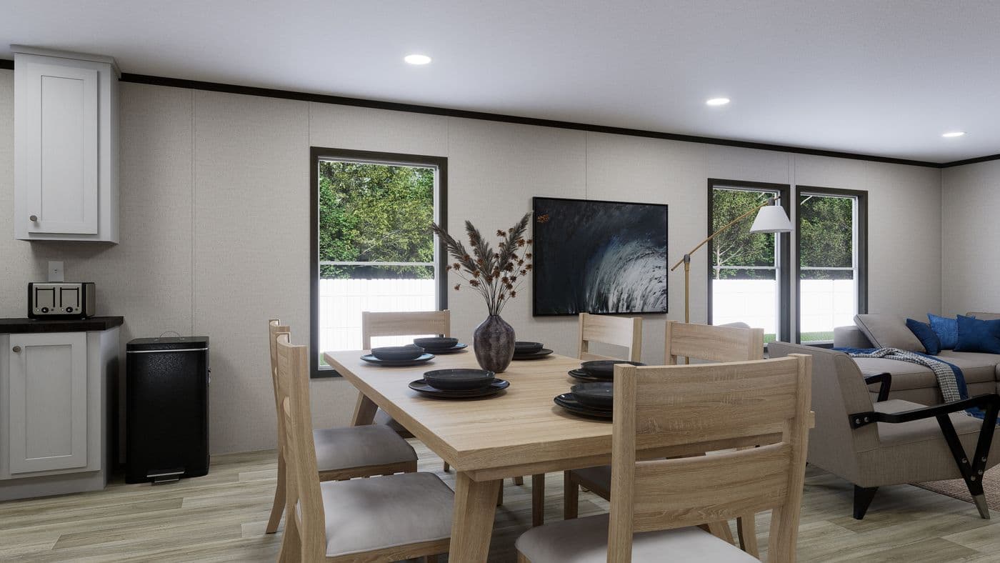 The THRIVE Exterior. This Manufactured Mobile Home features 4 bedrooms and 2 baths.
