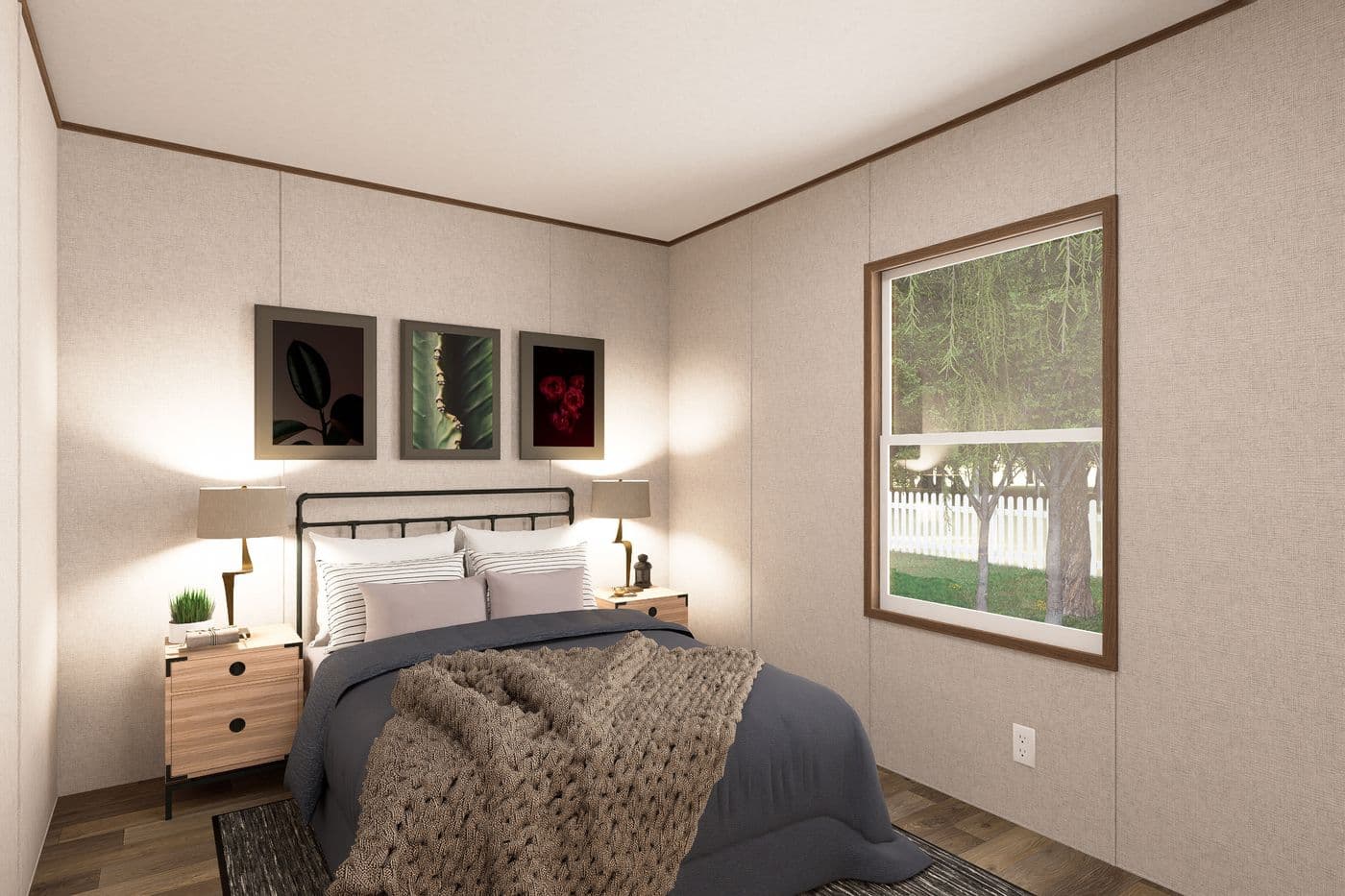 The CYPRESS Exterior. This Manufactured Mobile Home features 4 bedrooms and 2 baths.