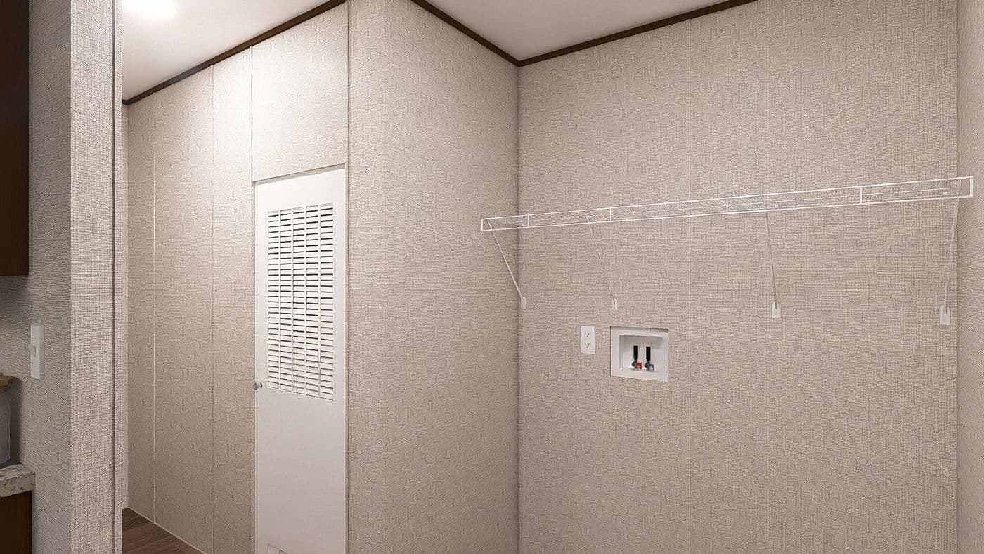 The CEDAR Exterior. This Manufactured Mobile Home features 3 bedrooms and 2 baths.