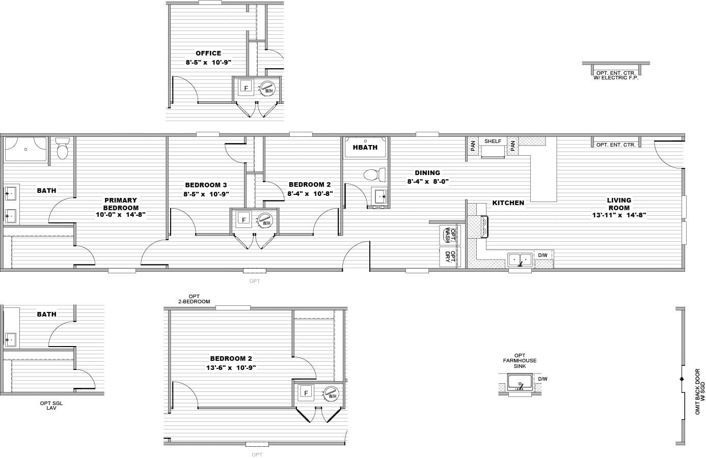 Floor plan for ROCKY VALLEY