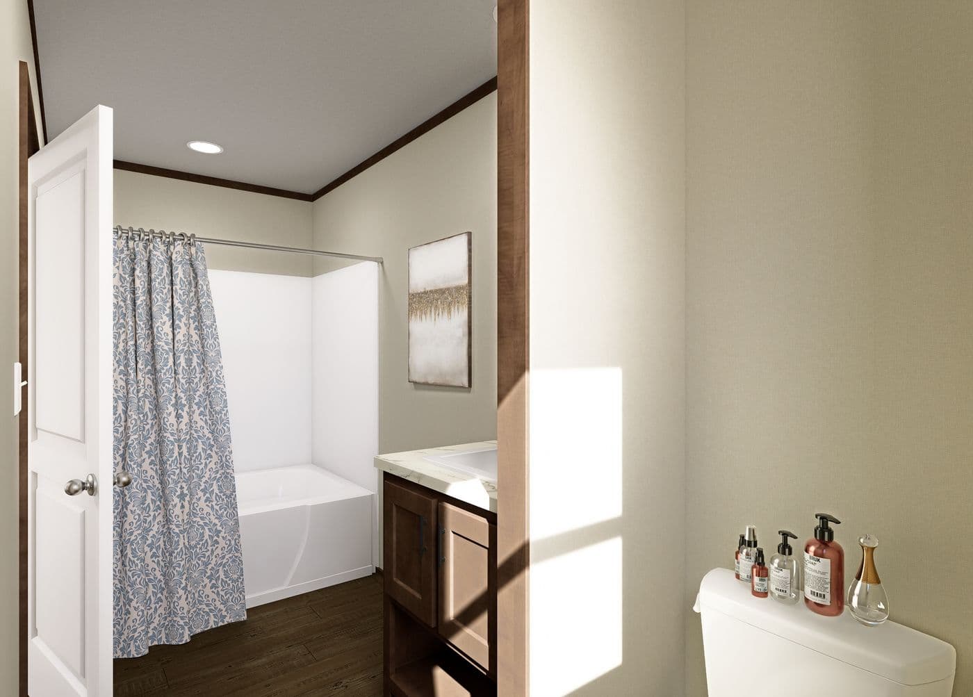 The ERIKSON Exterior. This Manufactured Mobile Home features 3 bedrooms and 2 baths.