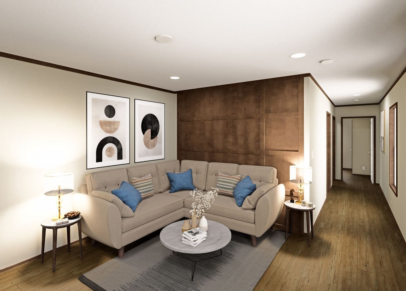 The ERIKSON Exterior. This Manufactured Mobile Home features 3 bedrooms and 2 baths.