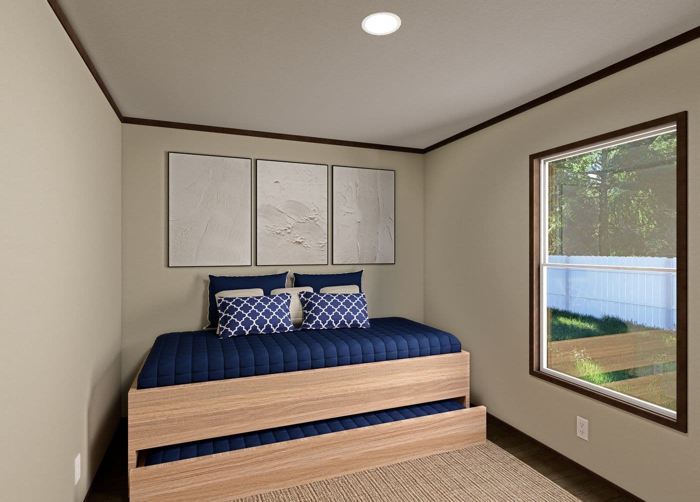 The ERIKSON Exterior. This Manufactured Mobile Home features 3 bedrooms and 2 baths.