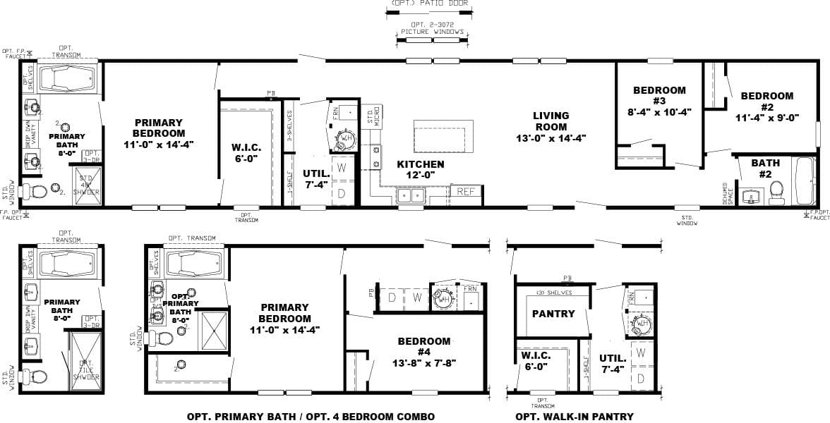 Floor plan for RAVENWOOD