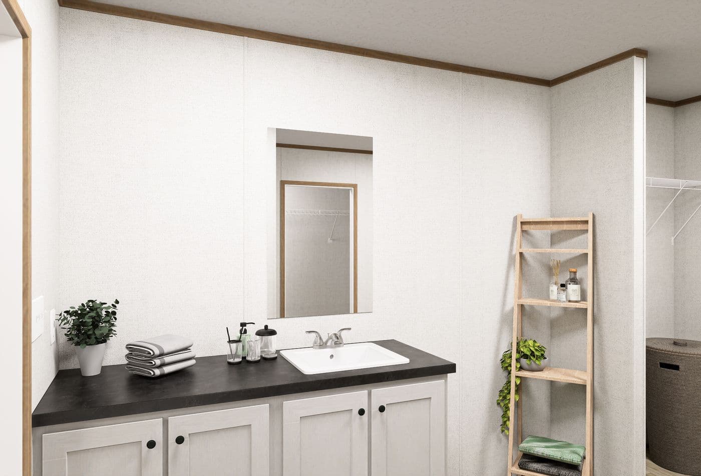 The HAVEN Exterior. This Manufactured Mobile Home features 3 bedrooms and 2 baths.