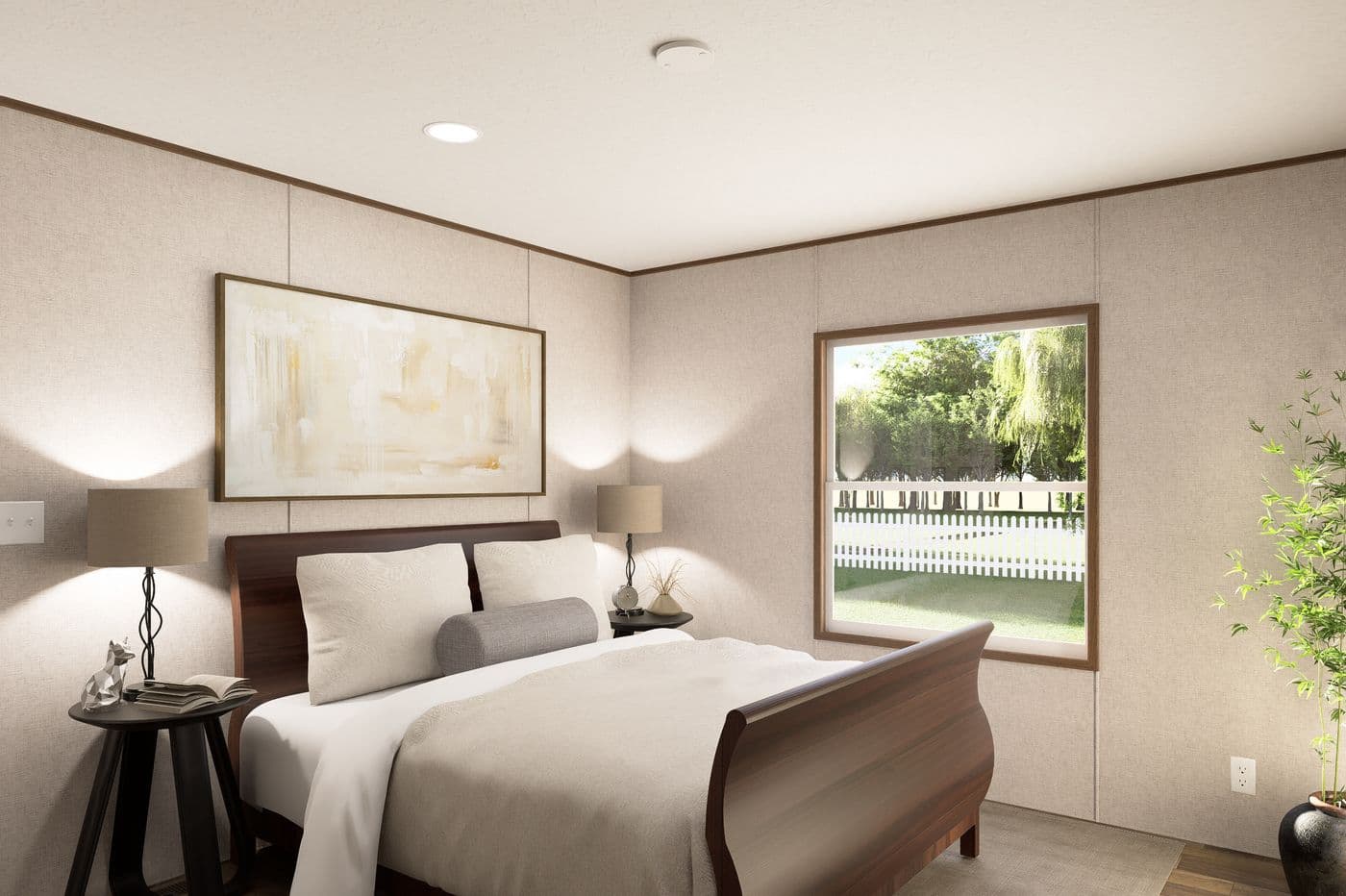 The HICKORY Exterior. This Manufactured Mobile Home features 3 bedrooms and 2 baths.