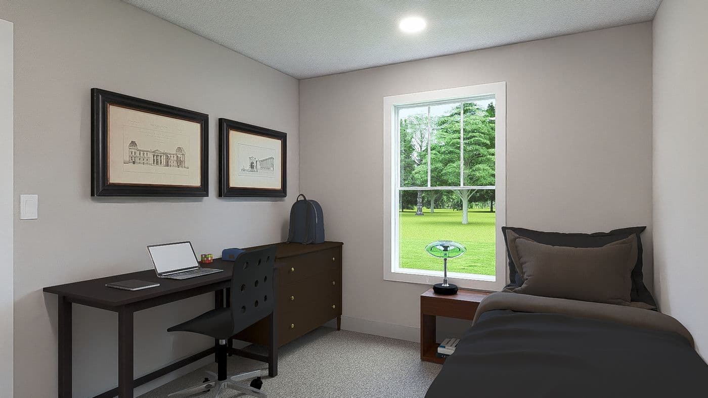 The HERE COMES THE SUN Exterior. This Manufactured Mobile Home features 3 bedrooms and 2 baths.