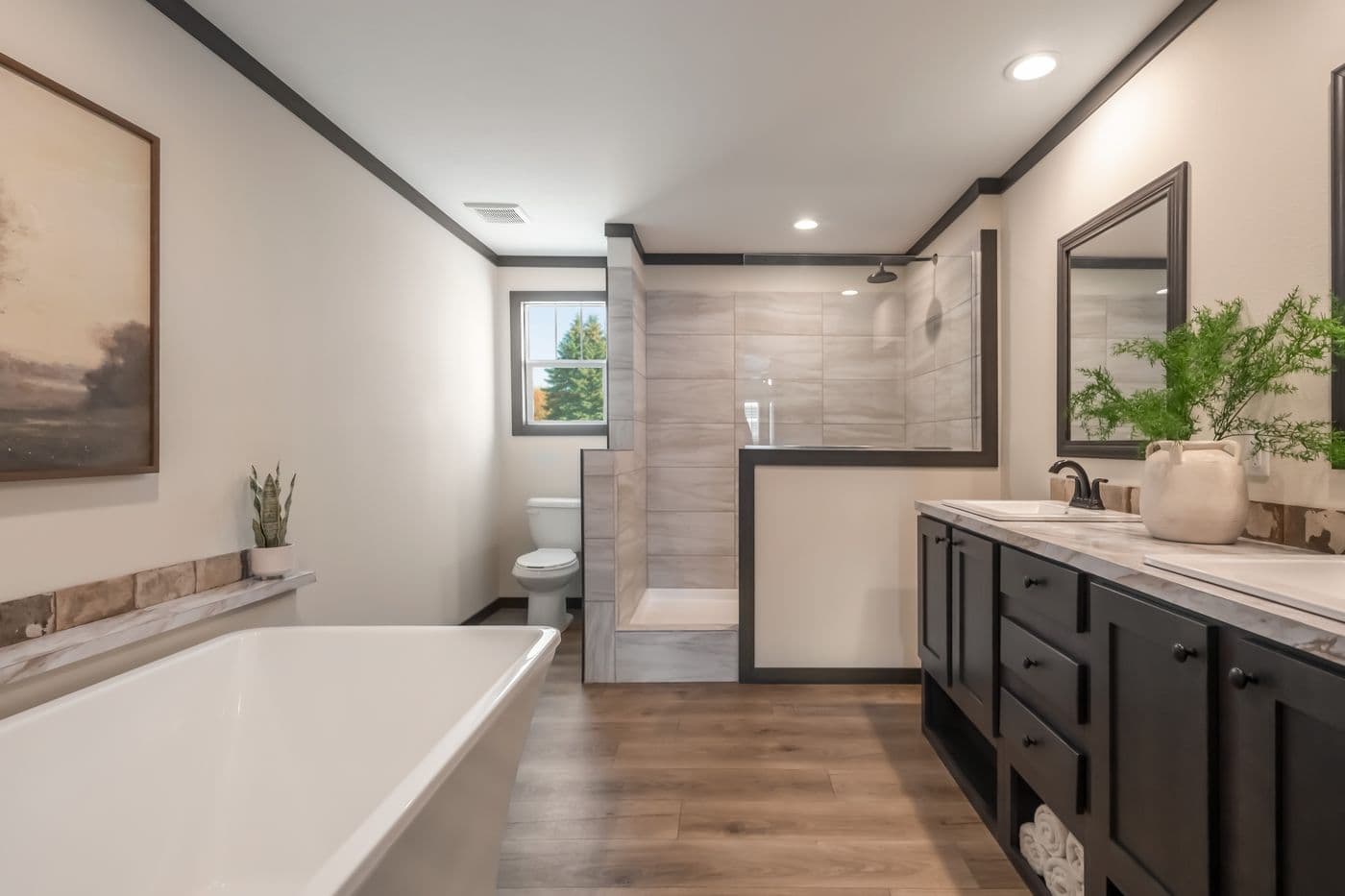 The THE VOGUE 60 Exterior. This Manufactured Mobile Home features 3 bedrooms and 2 baths.