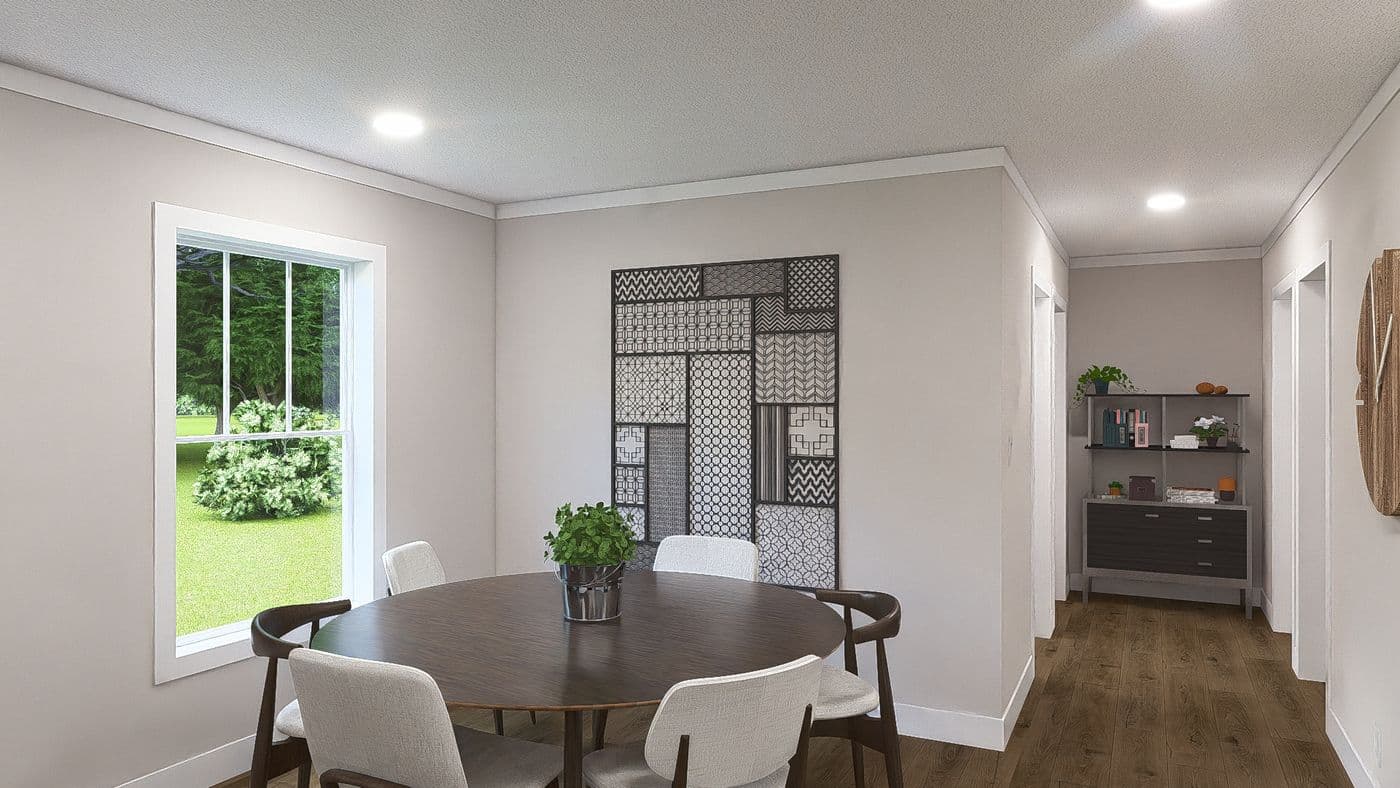 The WONDERFUL WORLD Exterior. This Manufactured Mobile Home features 3 bedrooms and 2 baths.
