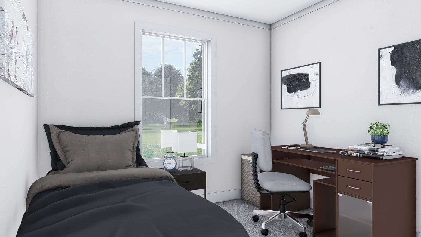 The MY GIRL Exterior. This Manufactured Mobile Home features 3 bedrooms and 2 baths.