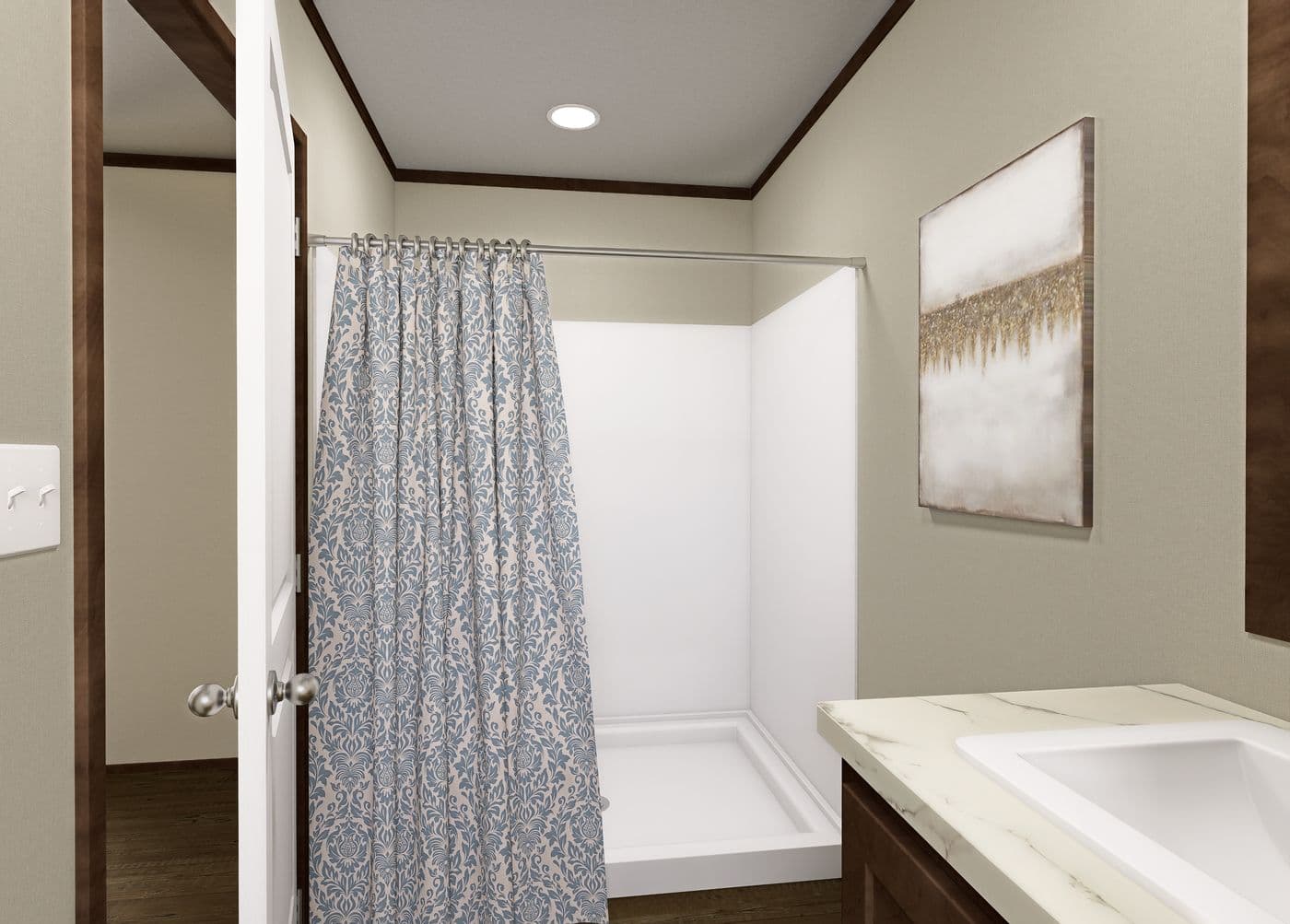 The ERIKSON Exterior. This Manufactured Mobile Home features 3 bedrooms and 2 baths.
