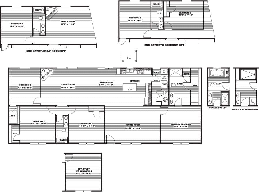 Floor plan for ULTRA FLEX BIG BOY