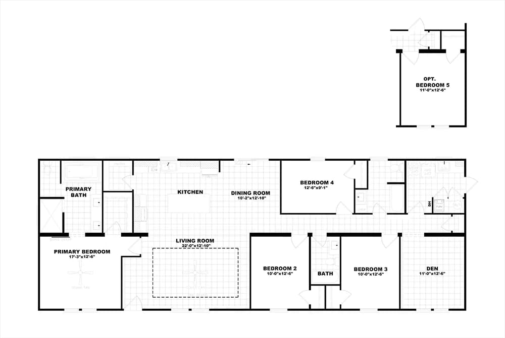 Floor plan for THE FUJI