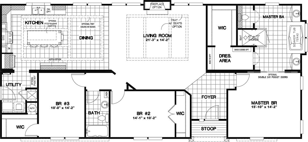 Floor plan for 2483 THE SANIBEL MOD