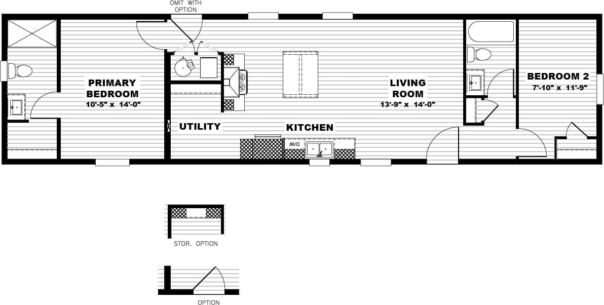 Floor plan for BORN TO RUN