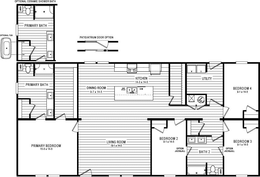 32' Floor Plan
