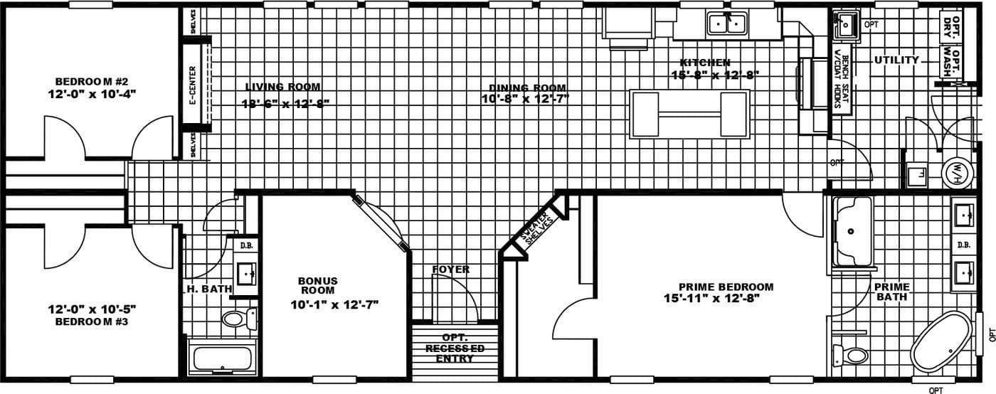 Floor plan for THE ROGUE
