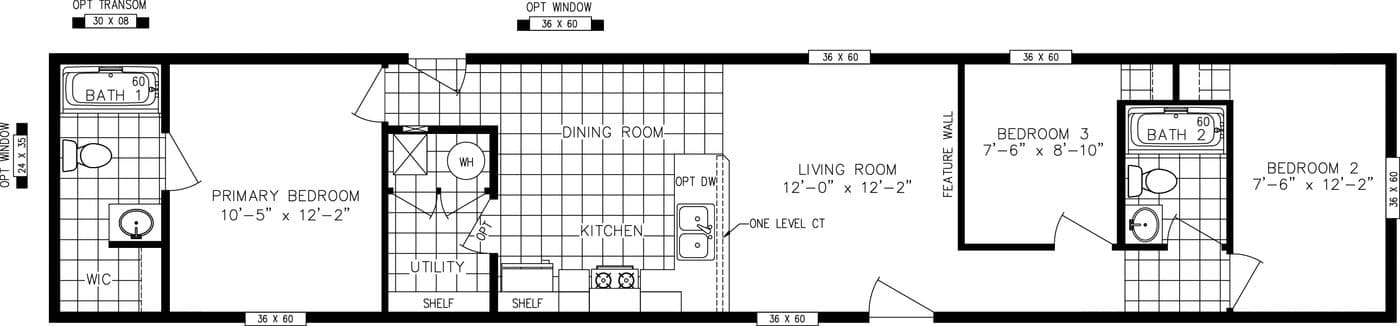 Floor plan for TOPAZ