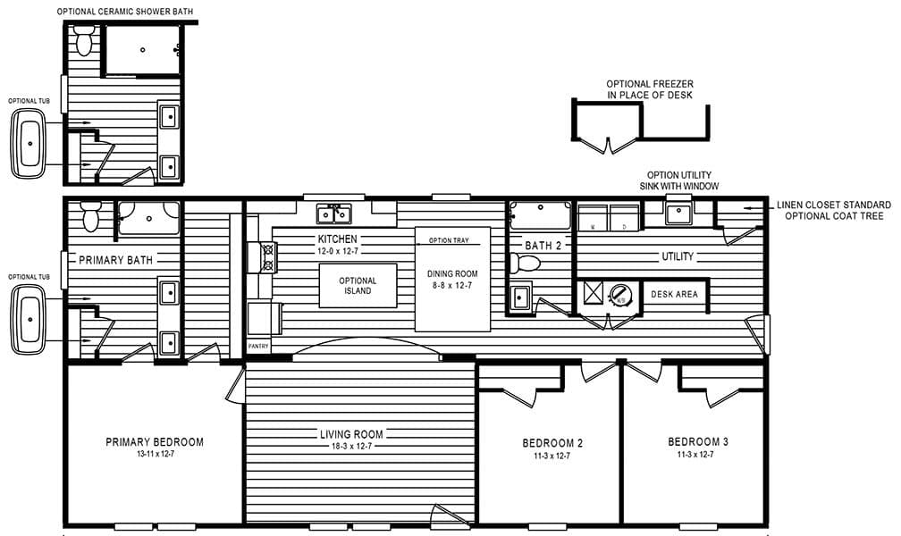 Floor plan for 4210 "CAROLINA" 5628