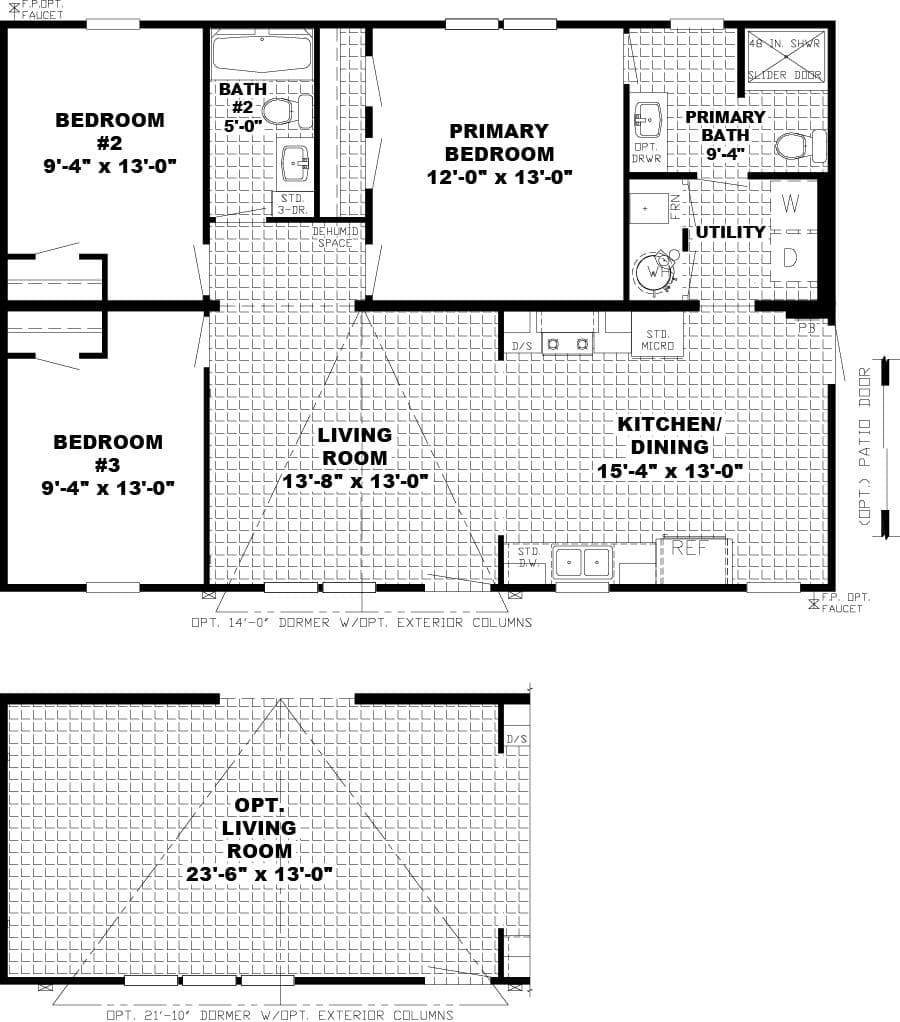 Floor plan for LIL SOUTHERN CHARM