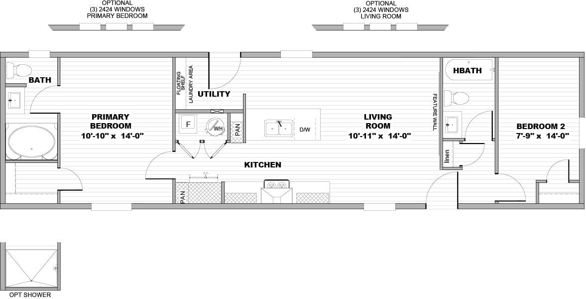 Floor plan for LEWIS