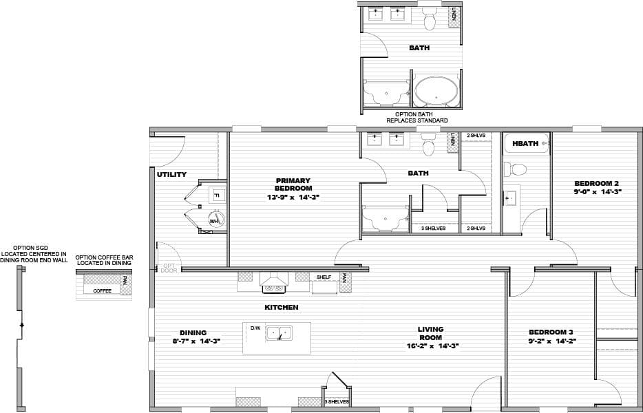 Floor plan for FLOURISH