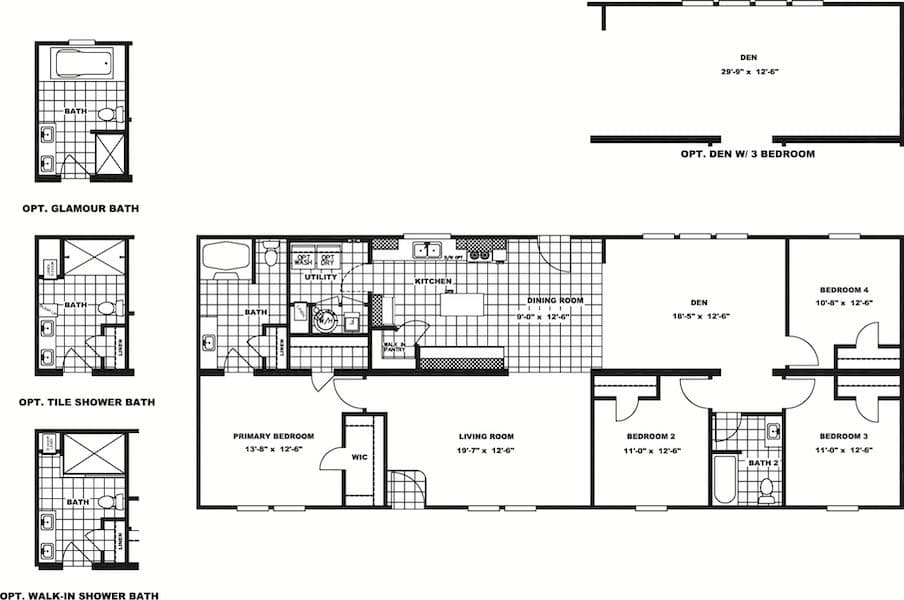 Floor plan for SANTA FE 684A