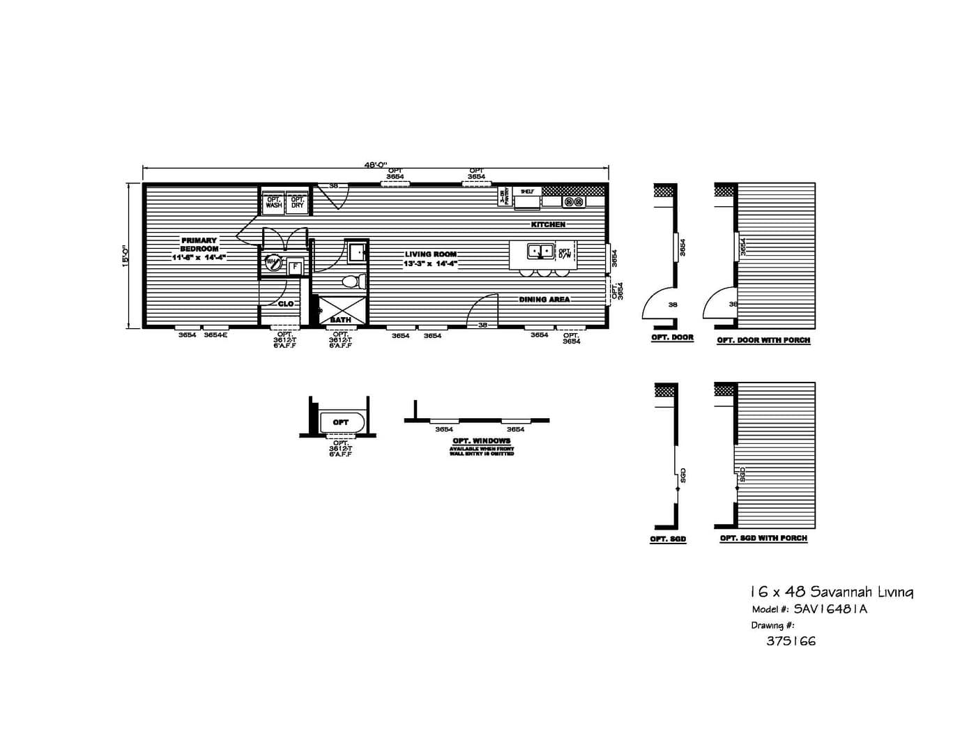 Floor plan for LAKESIDE COTTAGE