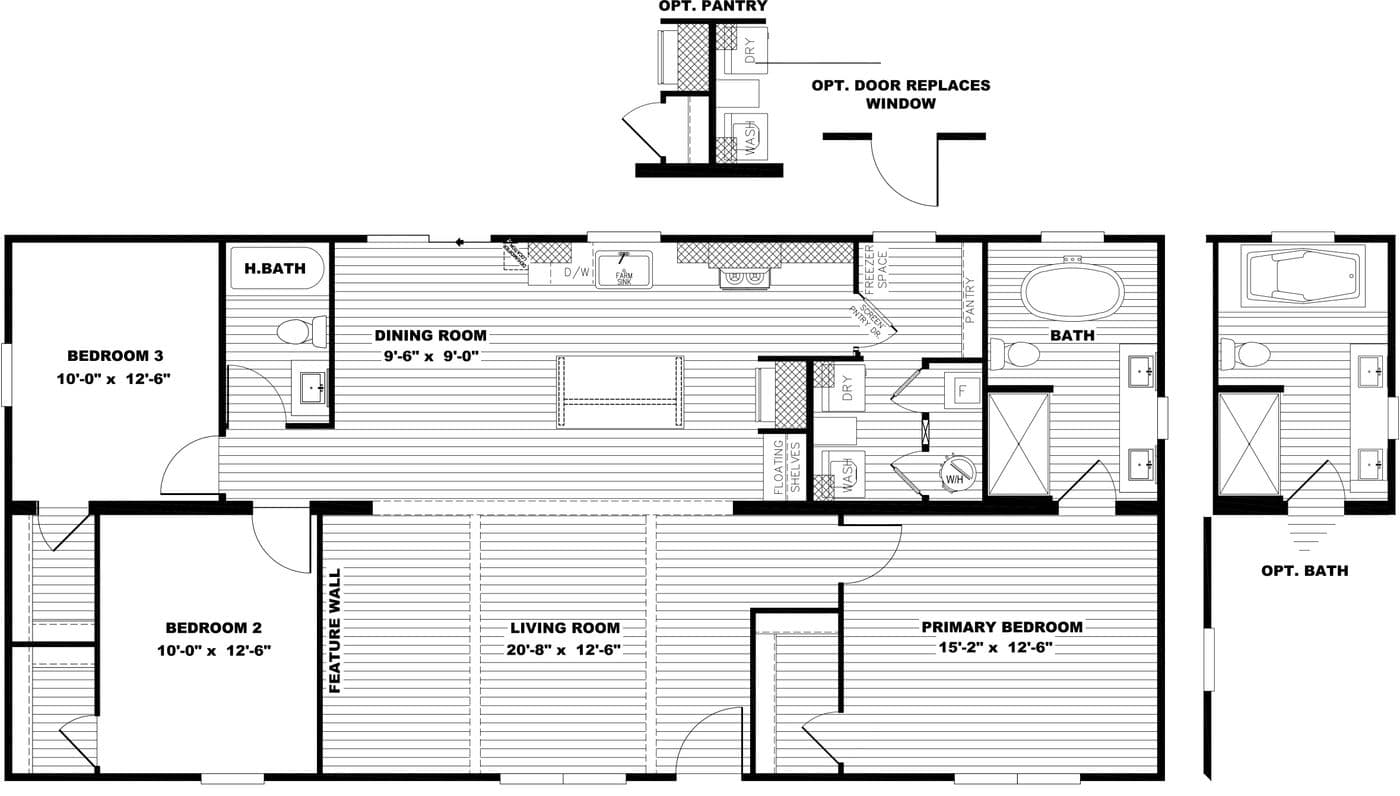 Floor plan for LIZZIE