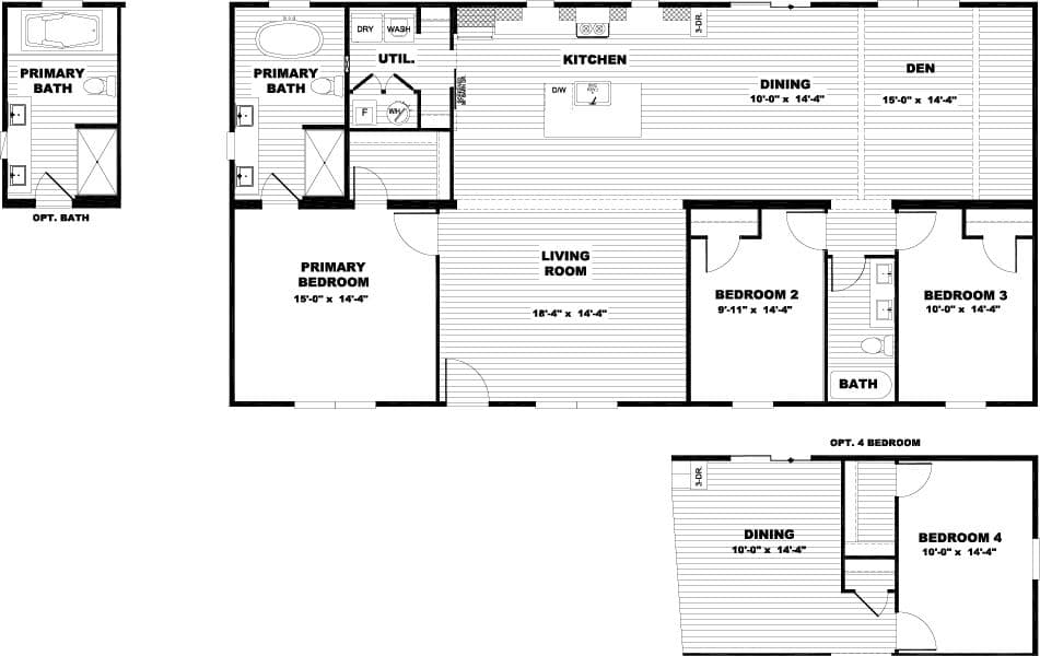 Floor plan for ISABELLA ELITE