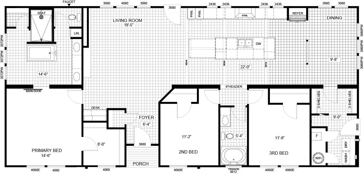 Floor plan for THE ANDERSON II