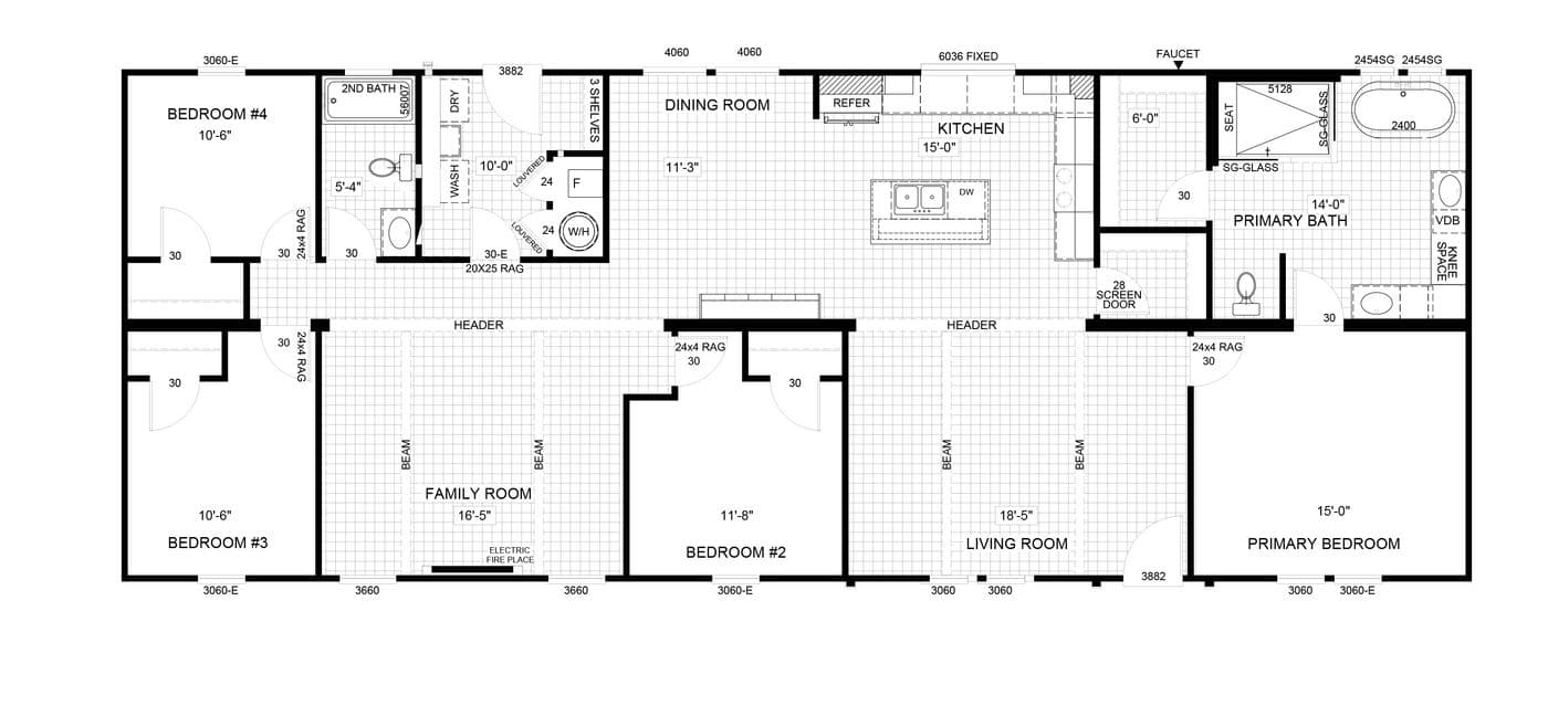 Floor plan for THE JACKSON