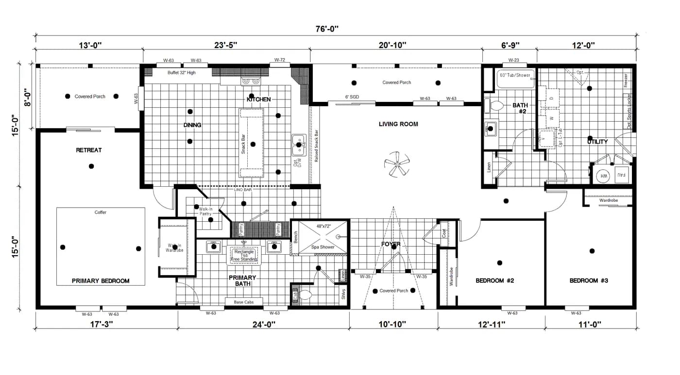 Floor plan for ING763G PALM