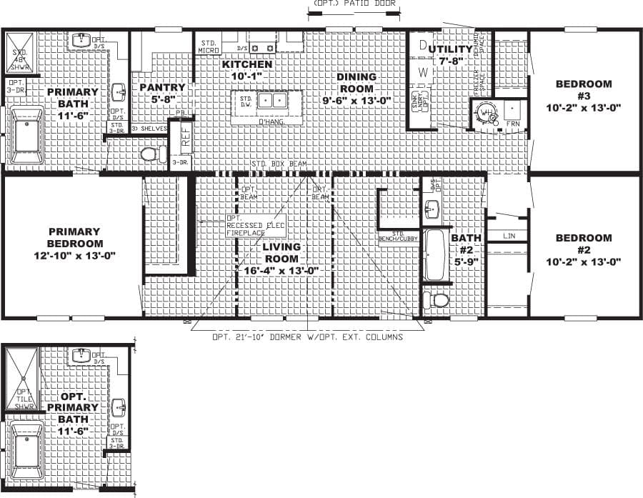 Floor plan for THE DARK NOVA