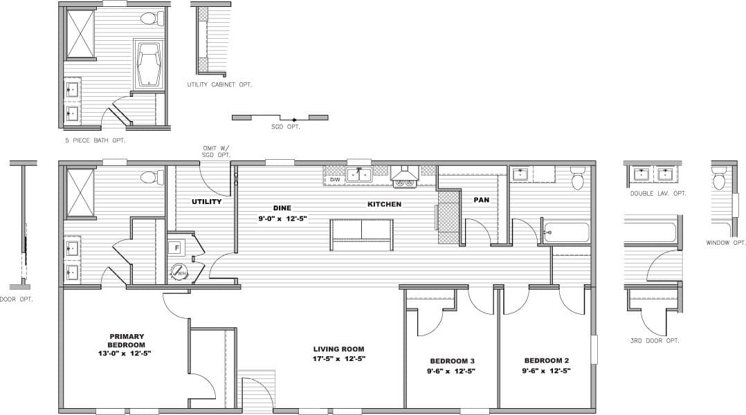 Floor plan for LEAN ON ME