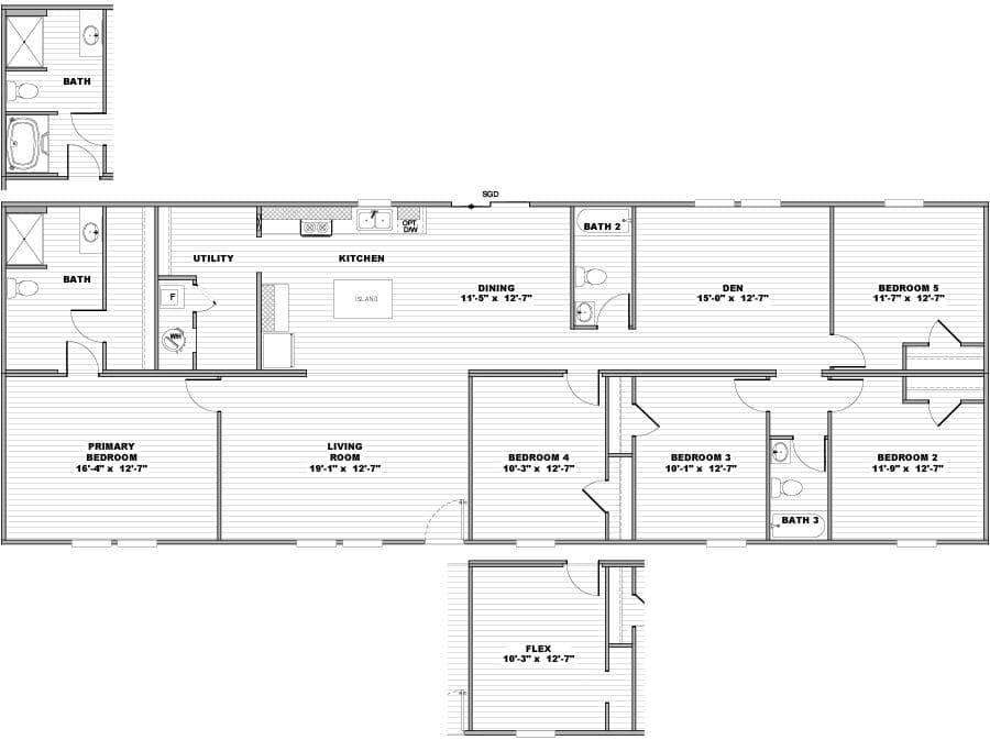 Floor plan for REDWOOD