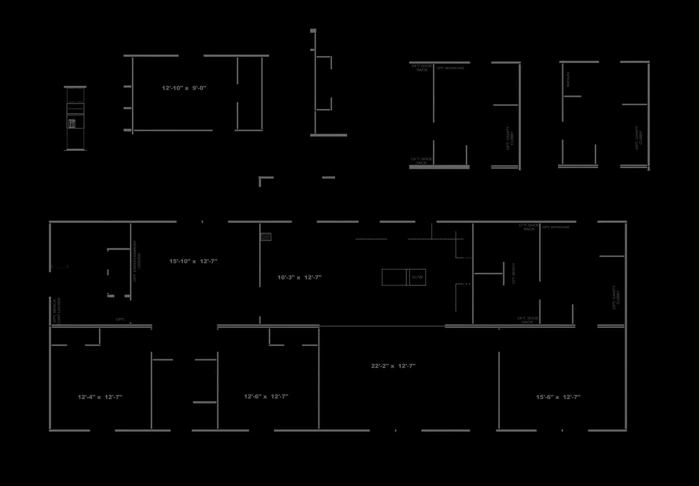 Floor plan for TRADITION 72