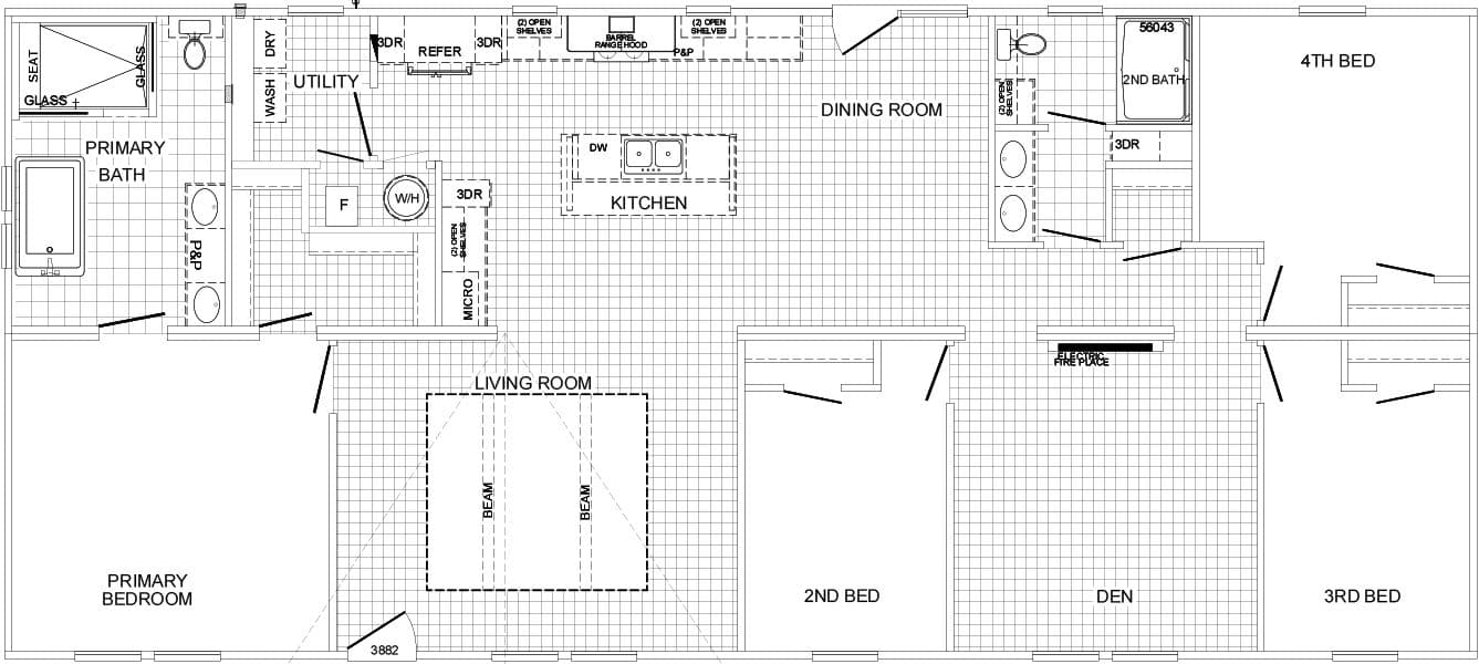 Floor plan for THE RIVIERA