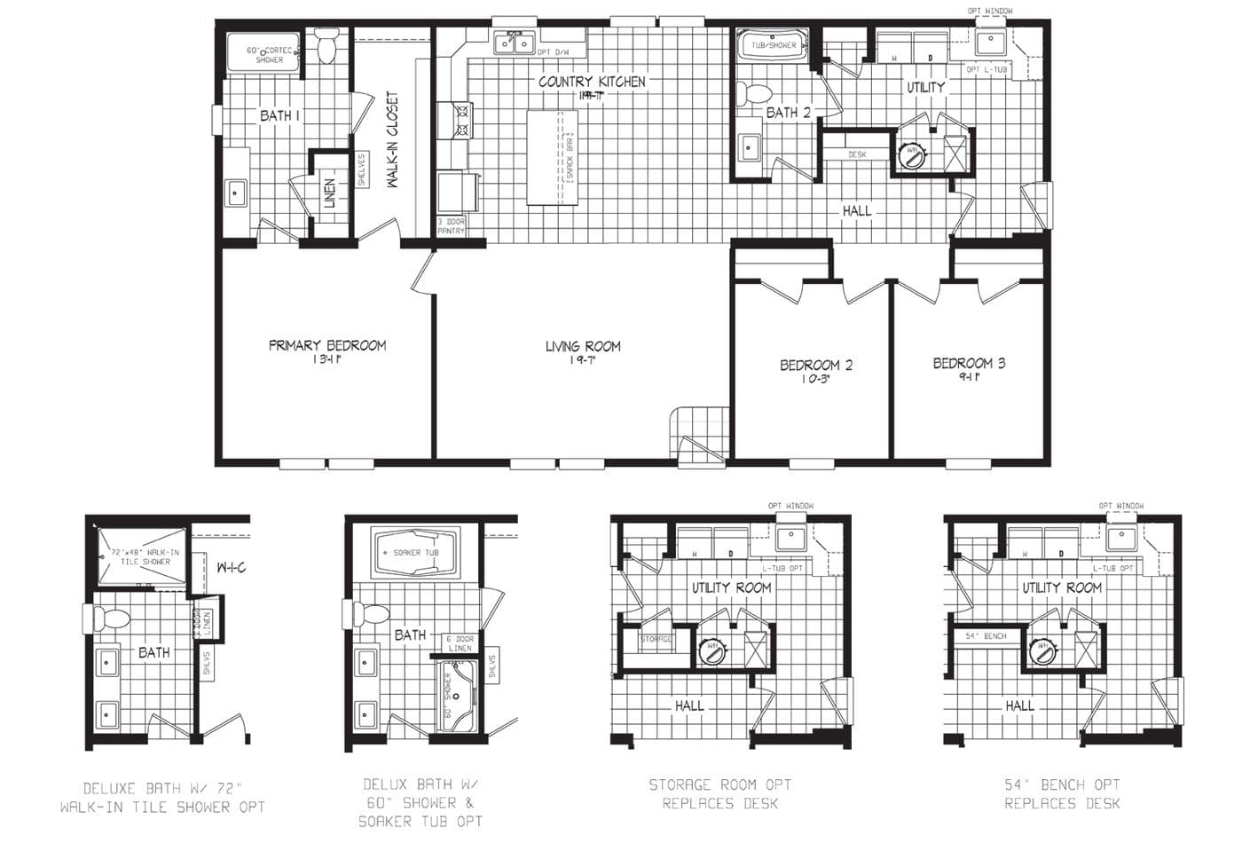Floor plan for LEGEND 86