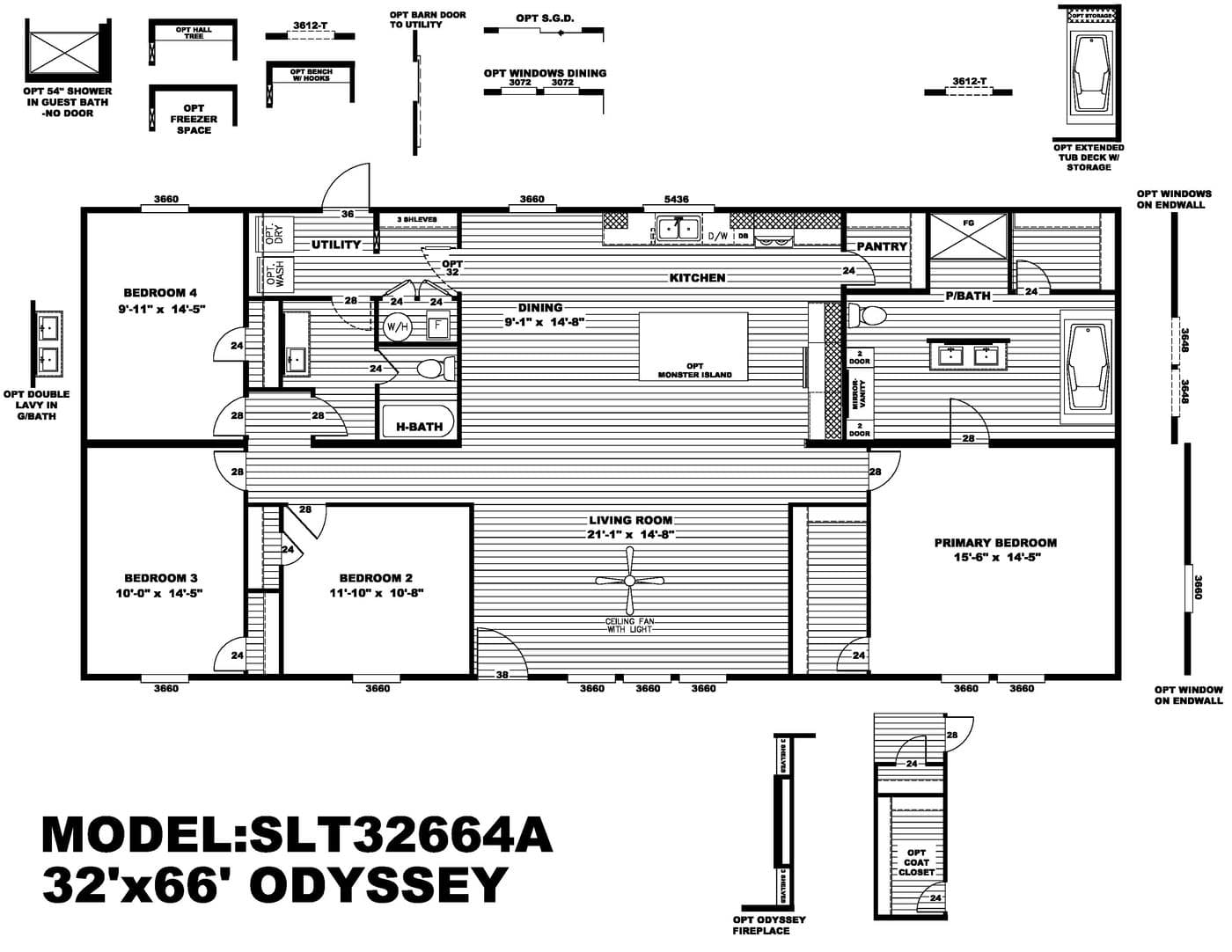 Floor plan for ODYSSEY