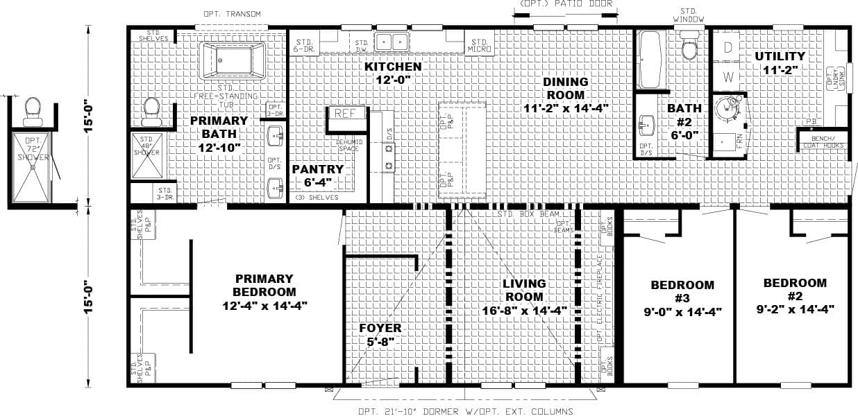 Floor plan for MOUNTAIN VIEW
